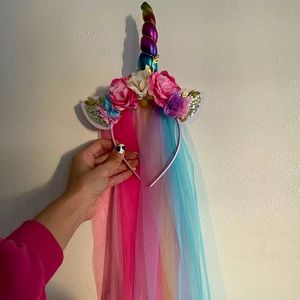 Unicorn hair piece